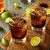 Rum and Cola Cuba Libre with Lime and Ice